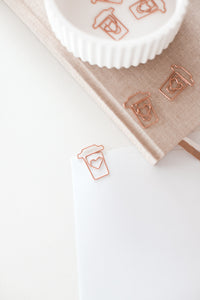 Büroklammer | Kaffeebecher | eleganter Clip